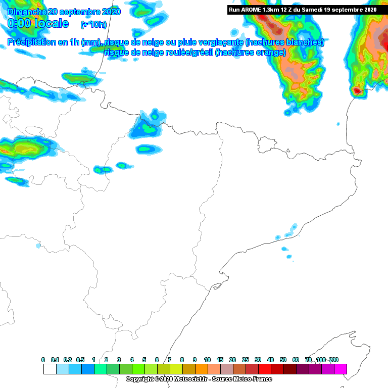 Animación Precipitación AROME. Meteosojuela La Rioja
