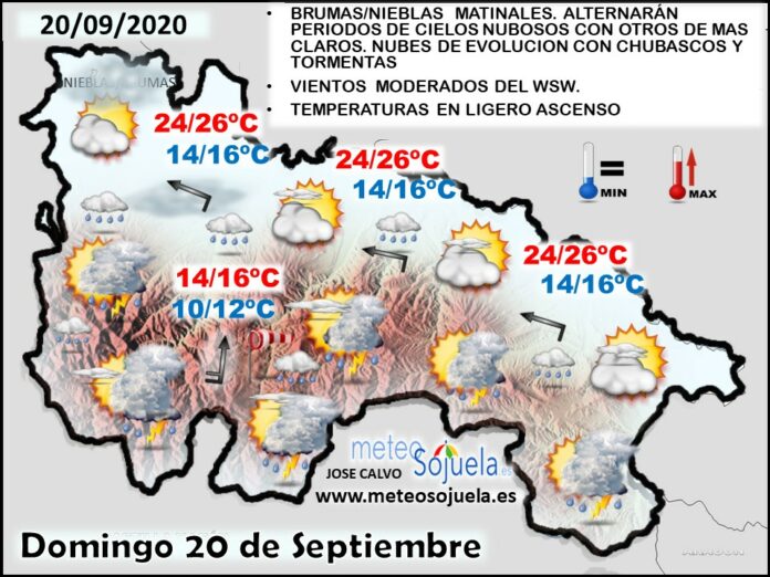 Mapa tiempo La Rioja. Meteosojuela Mapa tiempo La Rioja. Meteosojuela