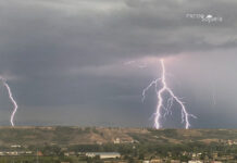 Tormentas, rayos y chubascos en Logroño. 21/08/2020 RAYO 2108 1300 2 CON