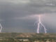 Tormentas, rayos y chubascos en Logroño. 21/08/2020 RAYO 2108 1300 2 CON