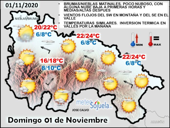 Mapa tiempo La Rioja. Meteosojuela Mapa tiempo La Rioja. Meteosojuela