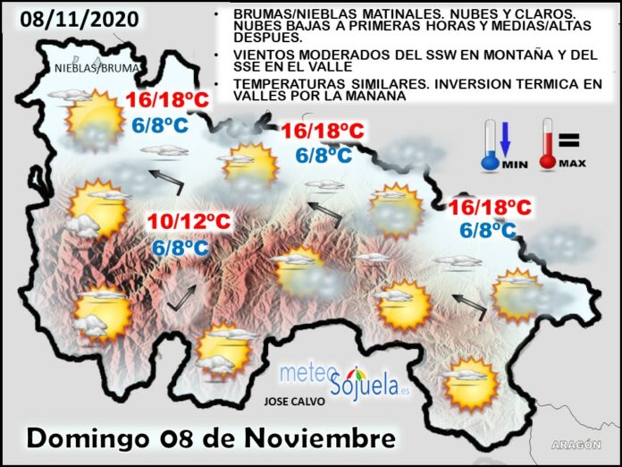 Mapa tiempo La Rioja. Meteosojuela Mapa tiempo La Rioja. Meteosojuela