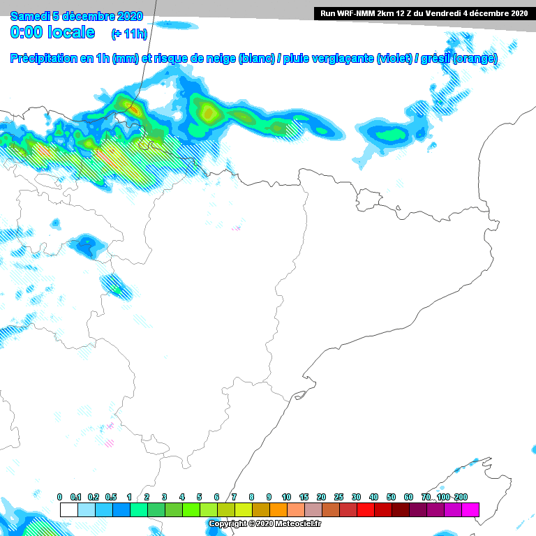Animación Precipitación WRF. Meteosojuela La Rioja