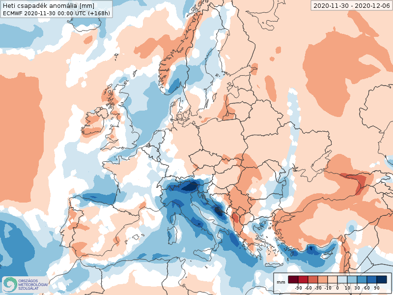 Modelos de Precipitación semanal Diciembre ECMWF 1ª Semana .Meteosojuela La Rioja