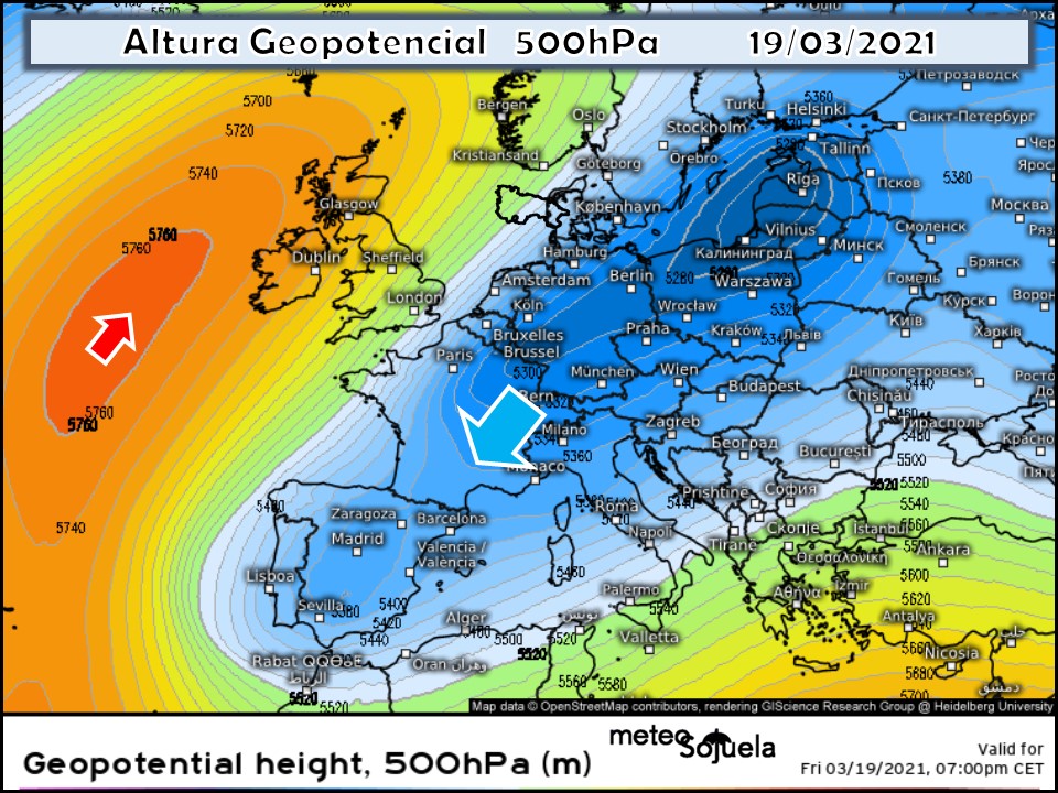 Modelos Altura Geopotencial 500 hPa.
