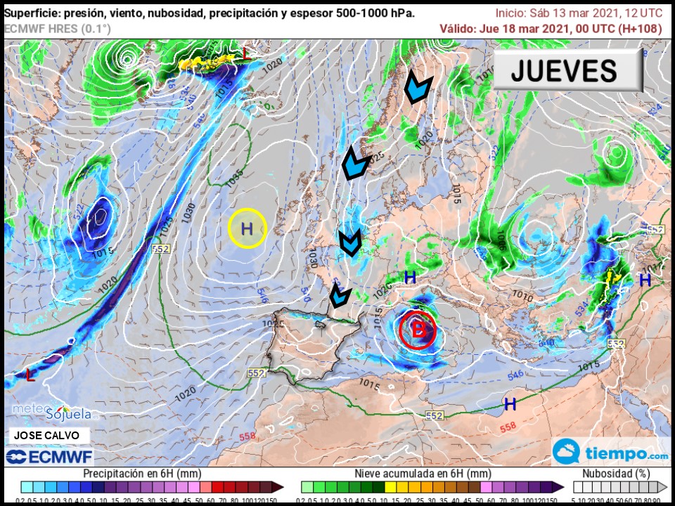 Modelos Superficie ECMWF. Meteosojuela
