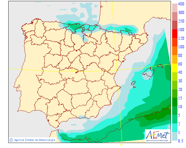 Precipitación Media según AEMET. 21 Meteosojuela La Rioja