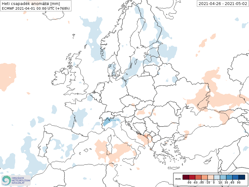 Modelos de Precipitación semanal Abril ECMWF 4ª Semana .Meteosojuela La Rioja