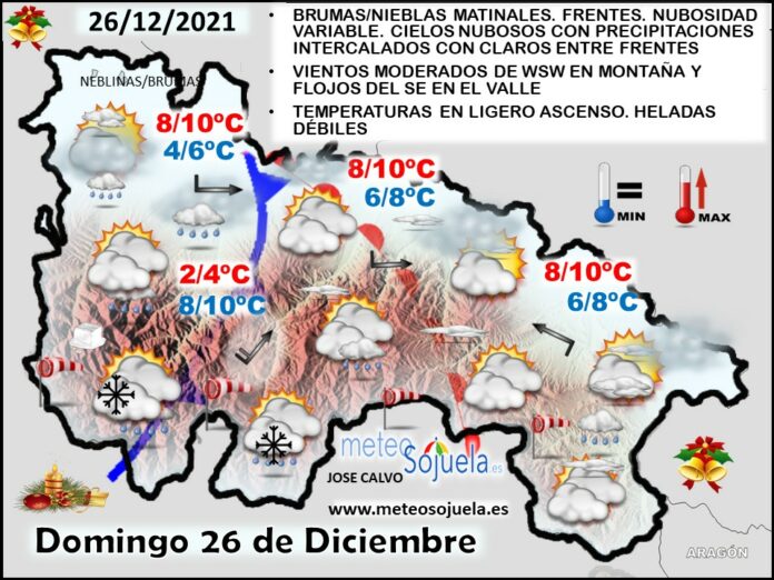 Mapa del tiempo en La Rioja. Meteosojuela Mapa del tiempo en La Rioja. Meteosojuela