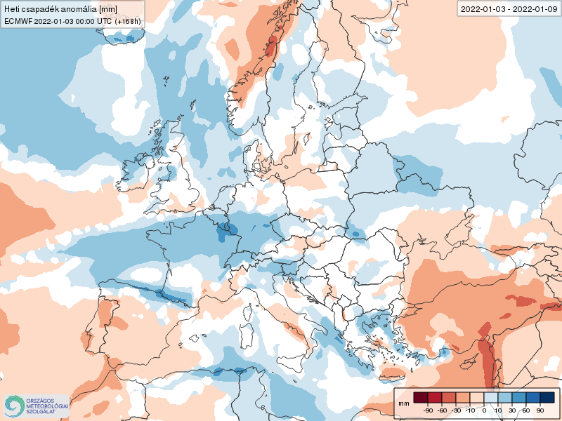 Modelos de Precipitación semanal Enero ECMWF 1ª Semana .Meteosojuela La Rioja
