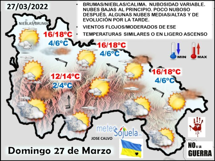 Mapa del tiempo en La Rioja. Meteosojuela Mapa del tiempo en La Rioja. Meteosojuela
