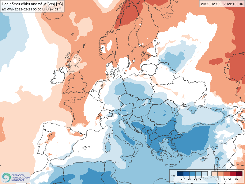 Modelos de Temperatura semanal Marzo ECMWF 1ª Semana .Meteosojuela La Rioja