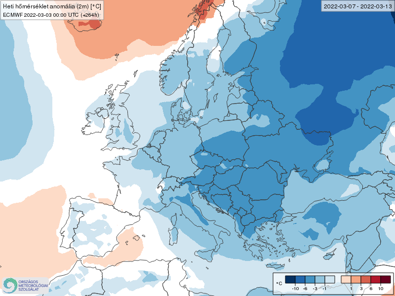 Modelos de Temperatura semanal Marzo ECMWF 2ª Semana .Meteosojuela La Rioja