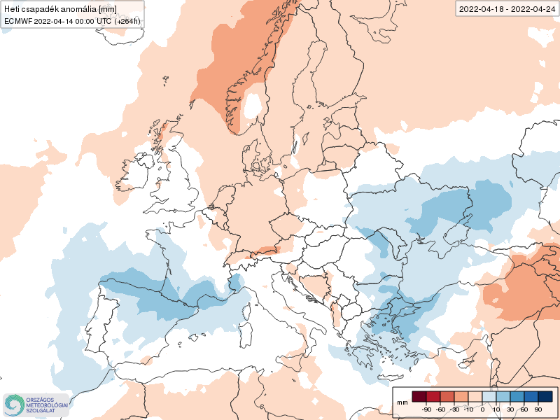Modelos de Precipitación semanal Abril ECMWF 3ª Semana .Meteosojuela La Rioja