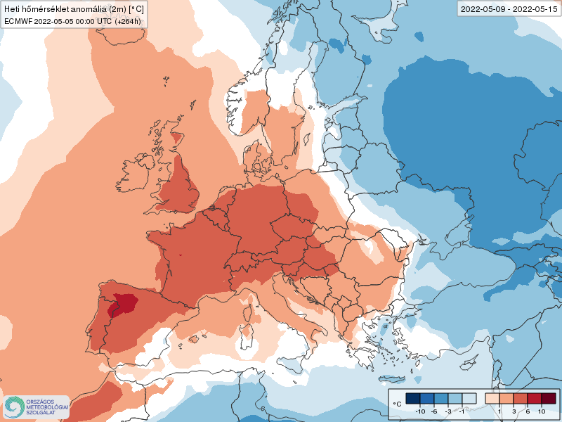 Modelos de Temperatura semanal Mayol ECMWF 2ª Semana .Meteosojuela La Rioja