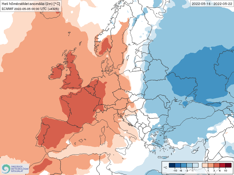 Modelos de Temperatura semanal Mayol ECMWF 3ª Semana .Meteosojuela La Rioja