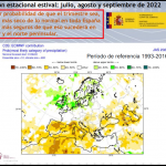 Predicción estacional precipitaciones AEMET. Meteosojuela