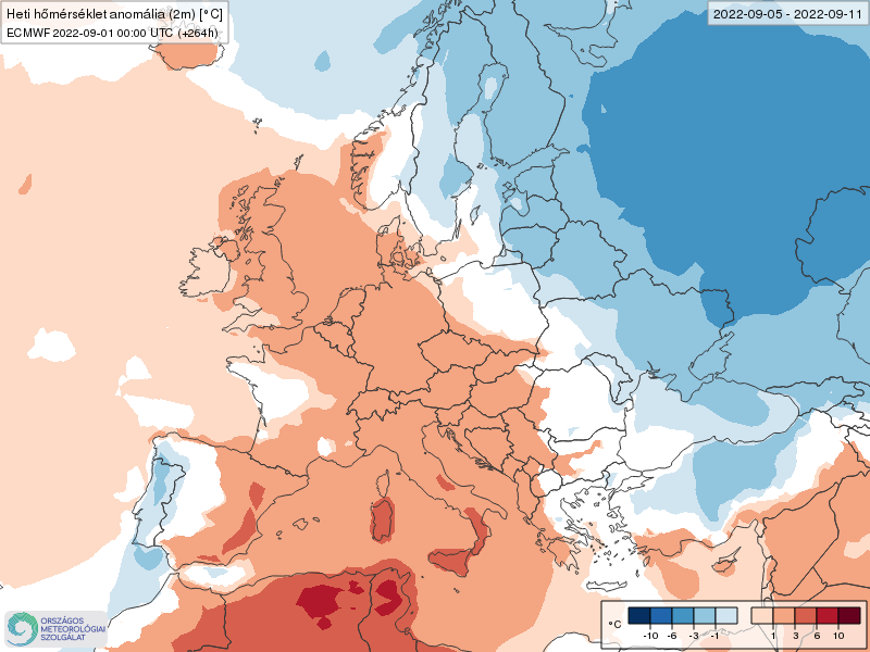 Modelos de Temperatura semanal Septiembre ECMWF 1ª Semana .Meteosojuela La Rioja