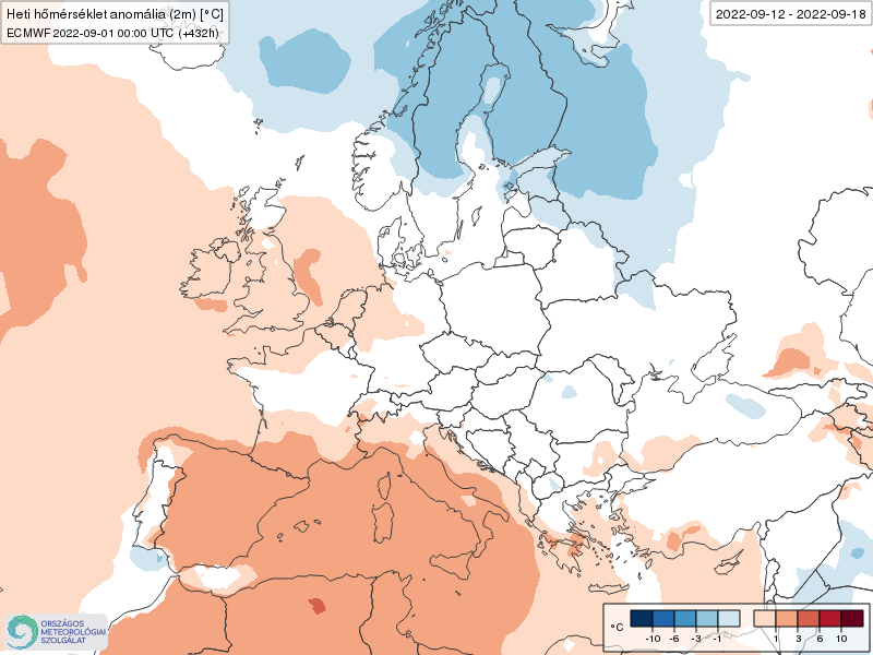 Modelos de Temperatura semanal Septiembre ECMWF 2ª Semana .Meteosojuela La Rioja