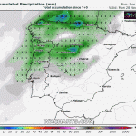 Animación Precipitación Acumulada GFS. Meteosojuela La Rioja