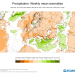 Anomalías Precipitación Semana 28 de Noviembre ECMWF. Meteosojuela