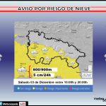 Aviso Amarillo por riesgo de Nieve en la Ibérica. Meteosojuela