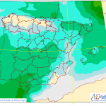 Precipitación medias según AEMET. 04 Meteosojuela La Rioja