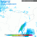 Animación precipitación acumulada modelo AROME. Meteosojuela La Rioja