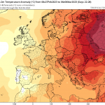 Modelos de Temperatura semanal Febrero CFS 4ª Semana .Meteosojuela La Rioja