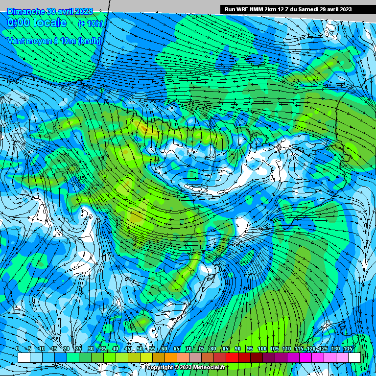 Animación Vientos en Superficie WRF. Meteosojuela
