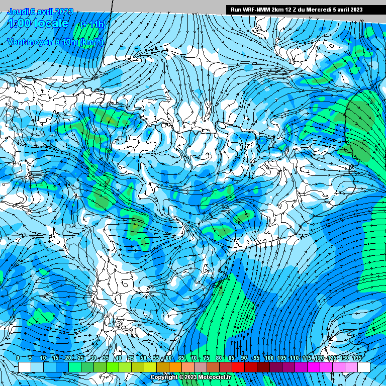 Animación Vientos en Superficie WRF. Meteosojuela