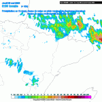 Animación precipitación modelo AROME. Meteosojuela La Rioja