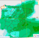 Precipitación Media según 24 AEMET. Meteosojuela La Rioja