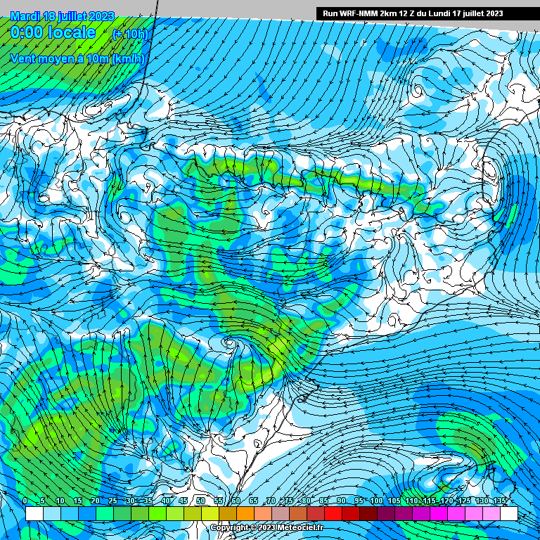 Animación Vientos en Superficie WRF. Meteosojuela