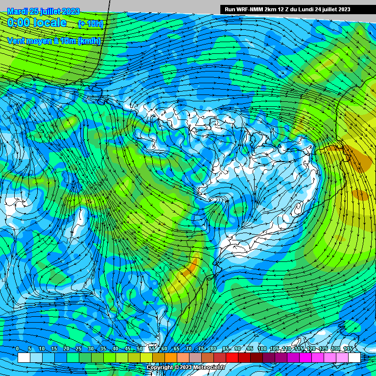 Animación Vientos en Superficie WRF. Meteosojuela