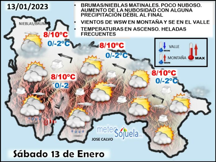 Mapa del tiempo en La Rioja. Meteosojuela Mapa del tiempo en La Rioja. Meteosojuela