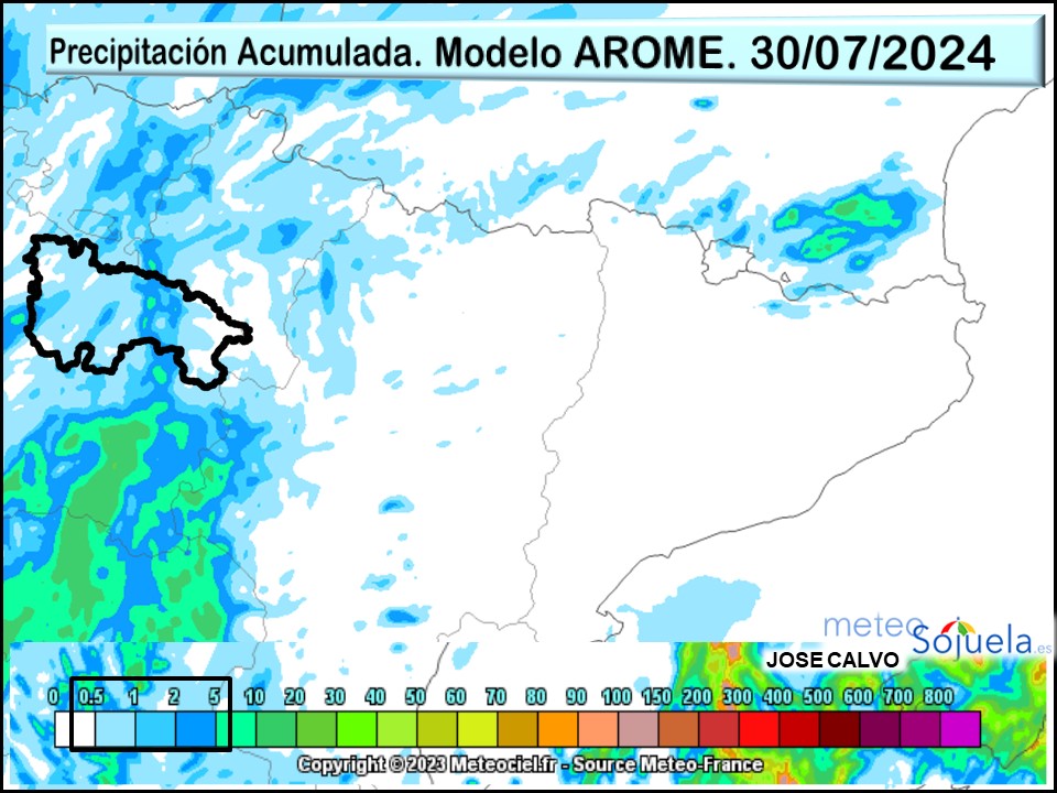 Precipitación Acumulada La Rioja