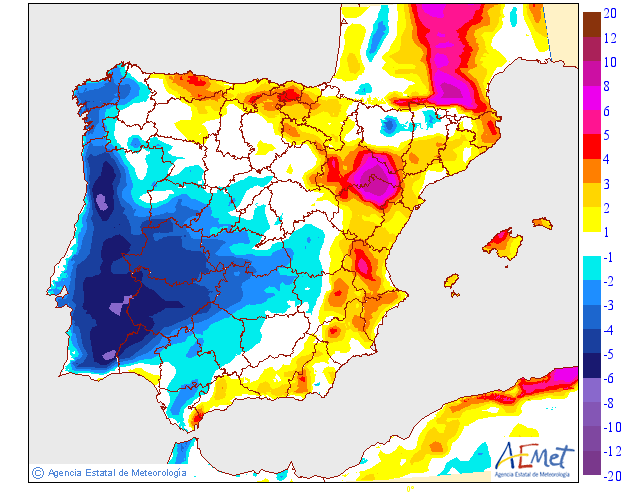 Variación de temperaturas máximas AEMET 06 Meteosojuela