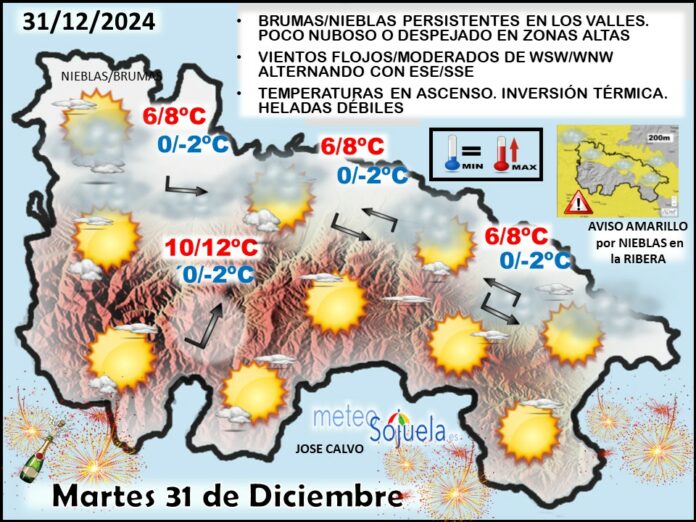 Mapa del tiempo en La Rioja. Meteosojuela Mapa del tiempo en La Rioja. Meteosojuela