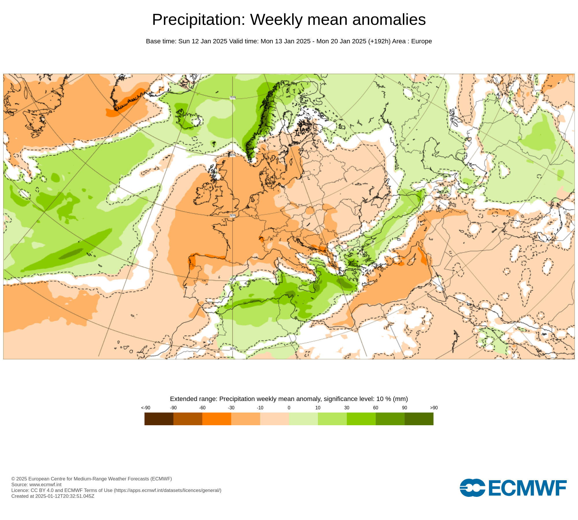  Modelos de Precipitación Enero 2ª semana ECMWF .Meteosojuela La Rioja