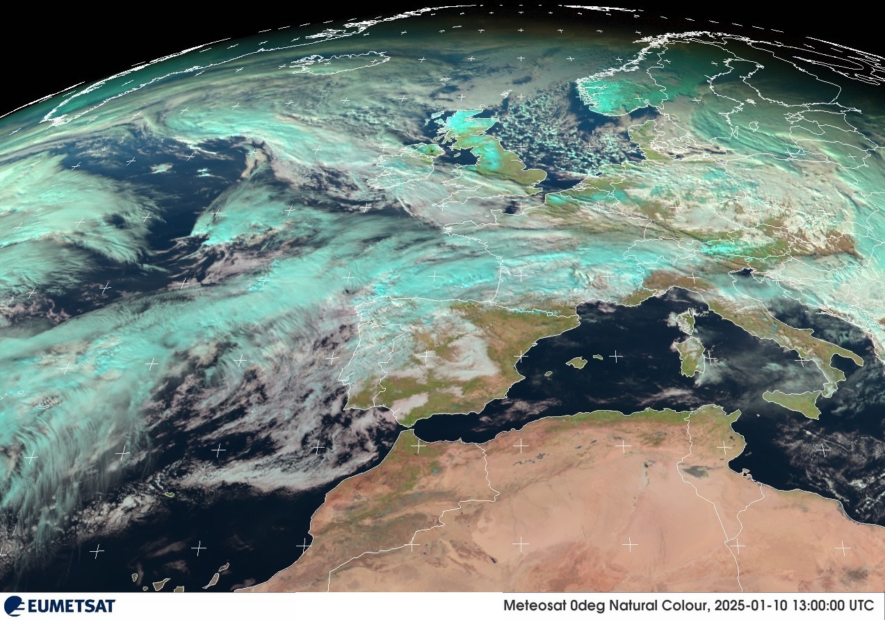 Altas presiones en el Mediterráneo y Frentes alcanzando la península
