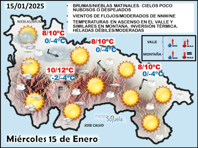 Mapa del tiempo en La Rioja. Meteosojuela Mapa del tiempo en La Rioja. Meteosojuela