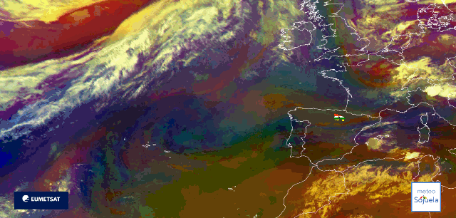 Animación imágenes satélite Meteosat