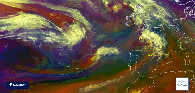 Animación imágenes satélite Meteosat