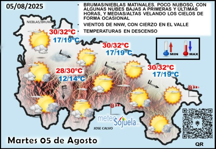 Mapa del tiempo en La Rioja. Meteosojuela Previsiones tiempo montaña La Rioja Valdezcaray. Meteosojuela La Rioja