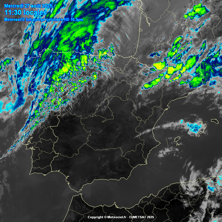 Tormentas asociadas a la paso de la vaguada