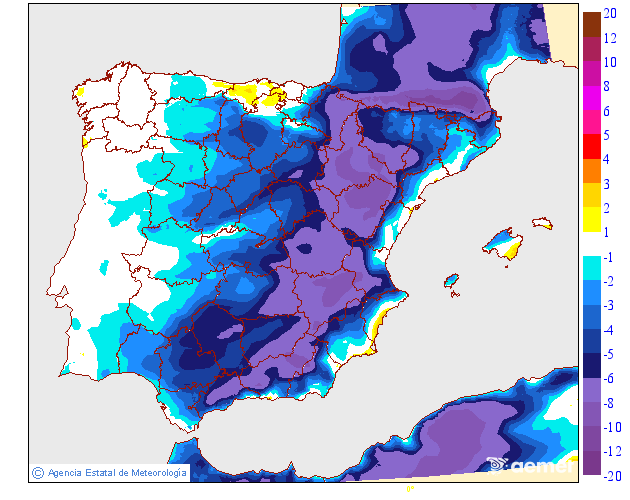 Variación de temperaturas máximas AEMET Meteosojuela 01