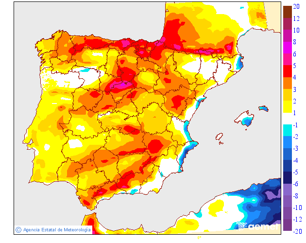 Variación de temperaturas máximas AEMET Meteosojuela 02