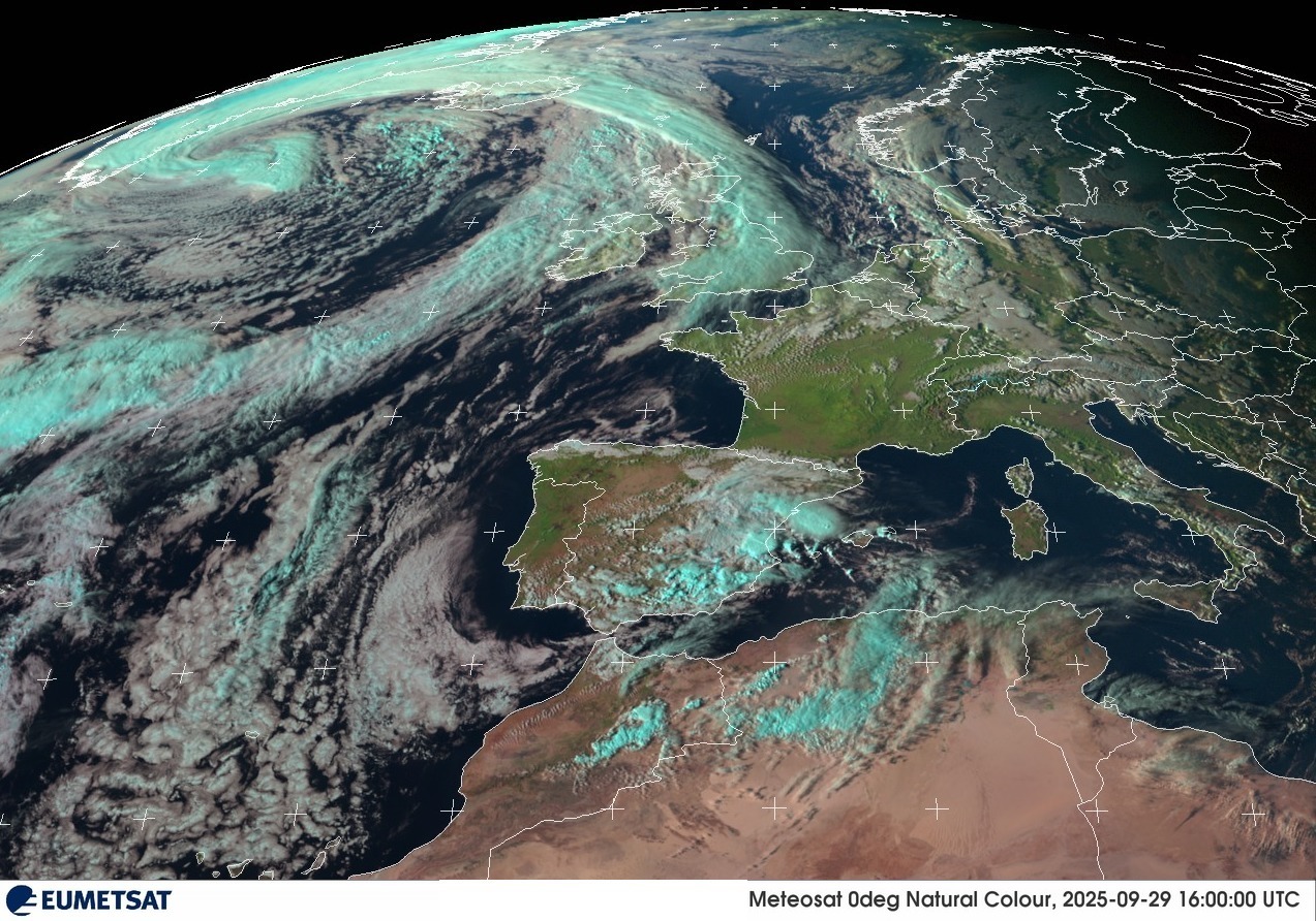 ALtas presiones en la península y tormentas en el Mediterráneo