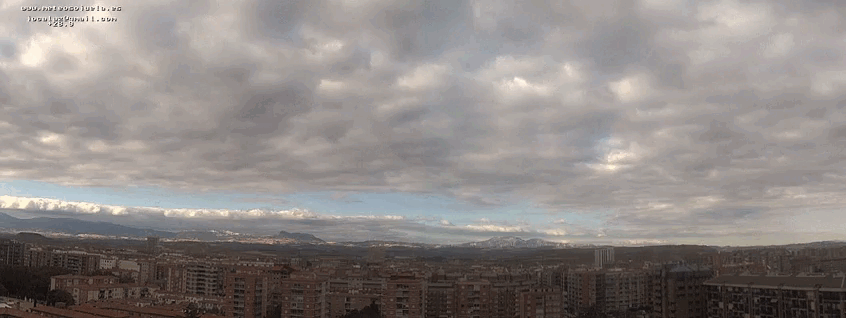 Animación evolución nubosidad webcam gif
